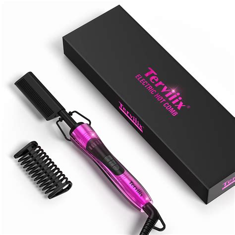 best straightening comb|electric silk press hot comb.